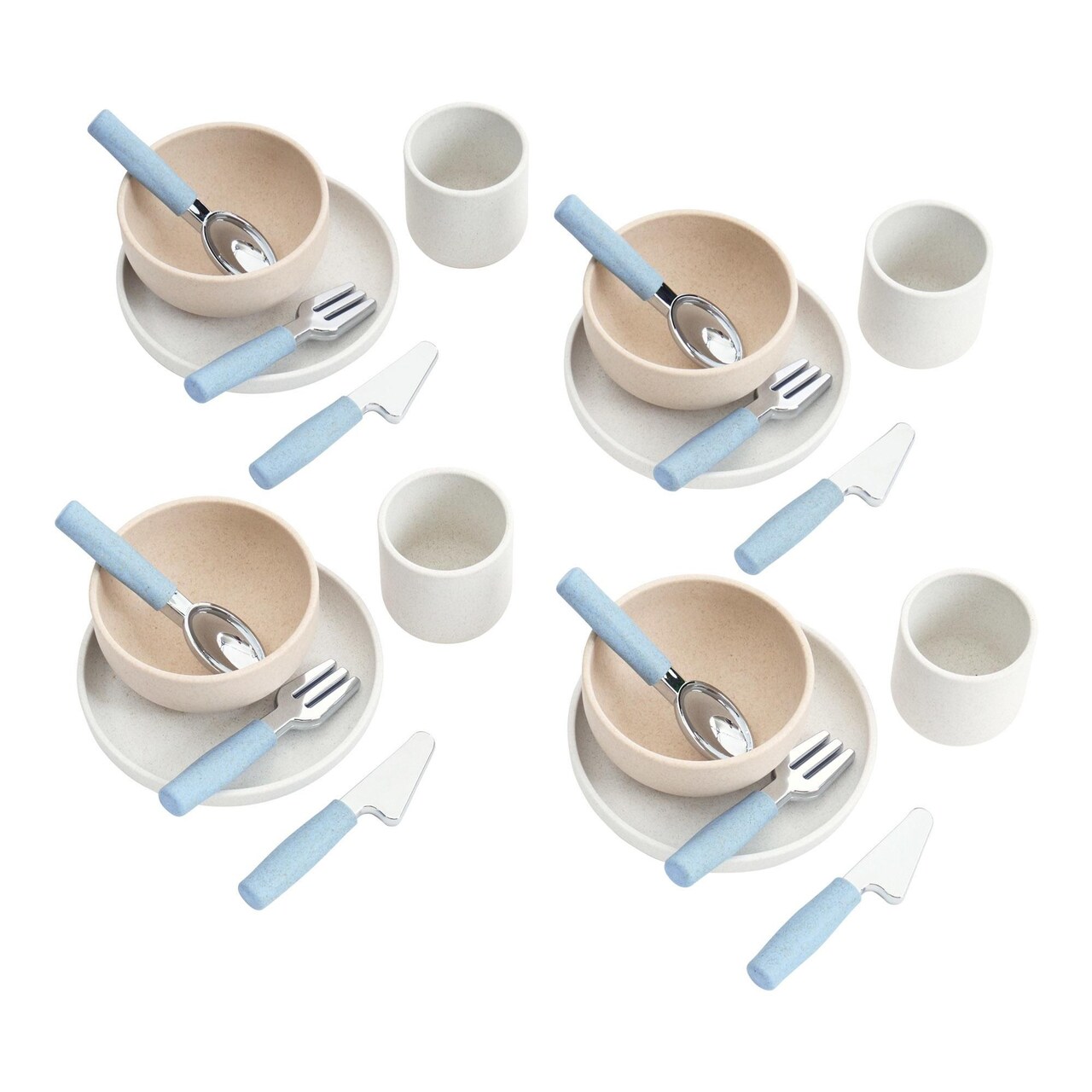 Kaplan Early Learning Company Breakfast Tableware Set - 24 Pieces